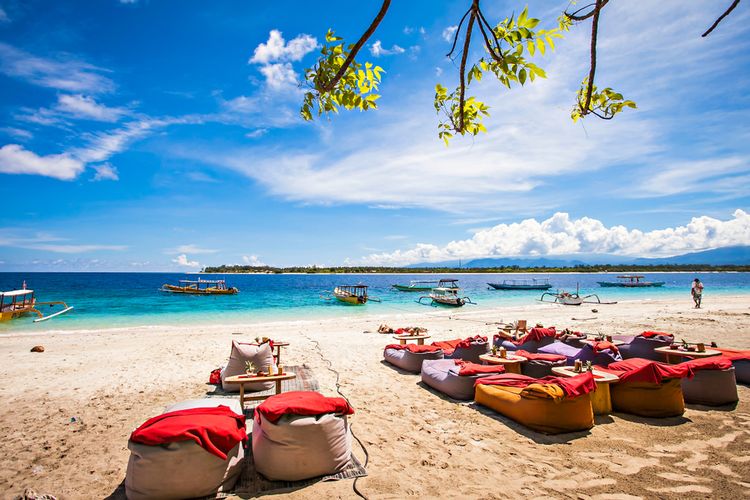 Ilustrasi Gili Trawangan, Lombok, NTB.