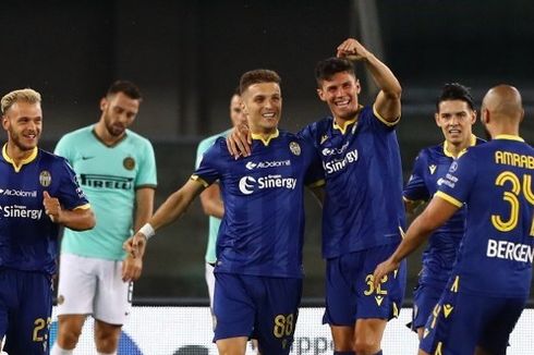 Hellas Verona Vs Inter, Gol Cepat Bawa Tuan Rumah Unggul