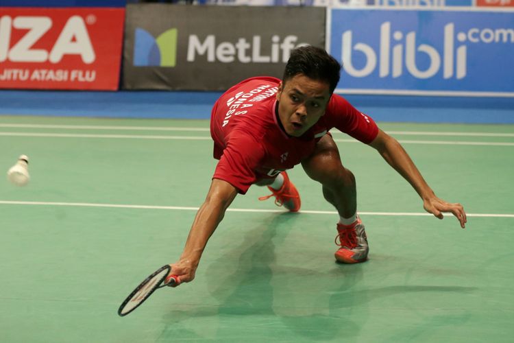 Pemain bulu tangkis tunggal putra Indonesia, Anthony Sinisuka Ginting 