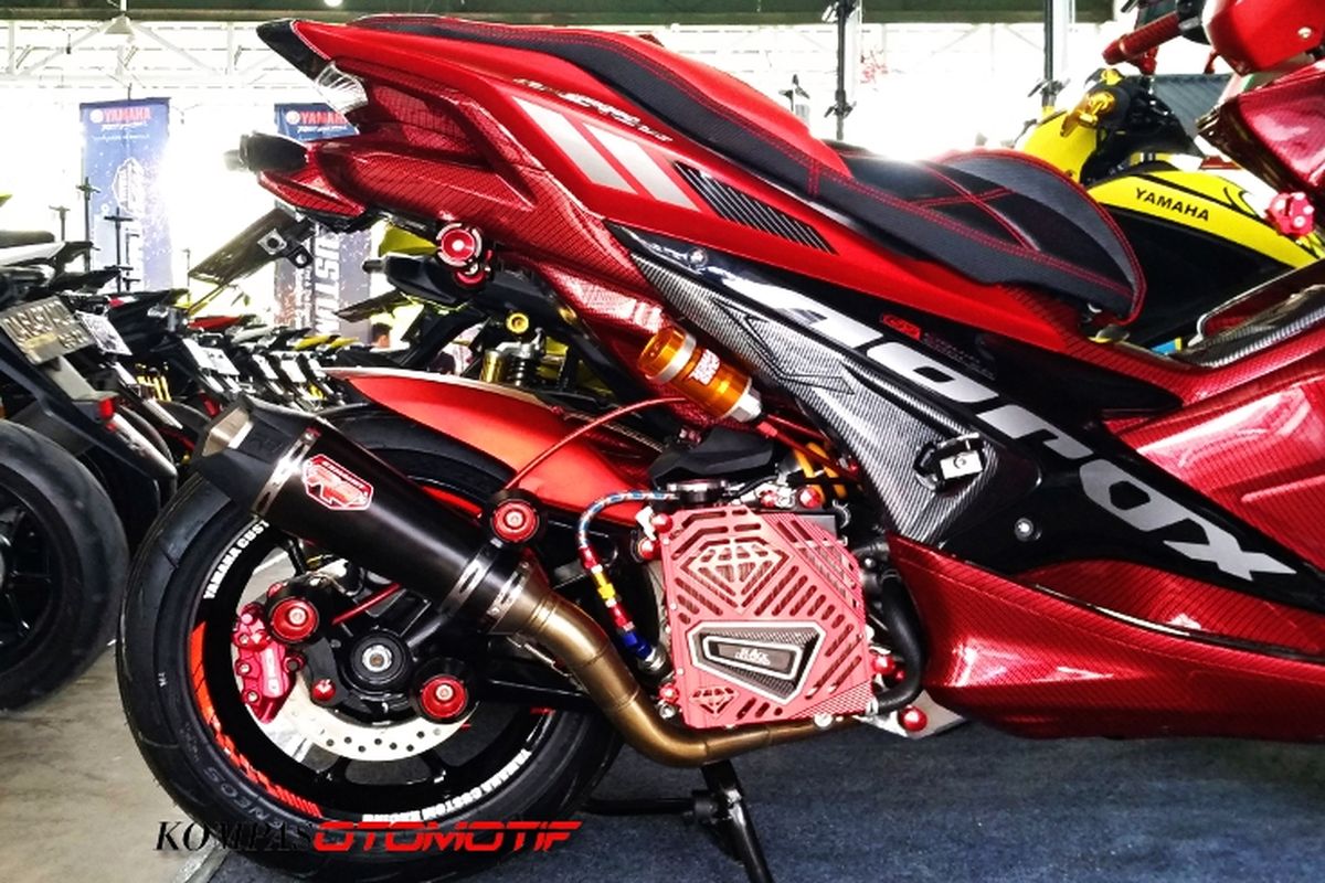 Yamaha Tergiur Bikin Aerox Jadi Monoshock