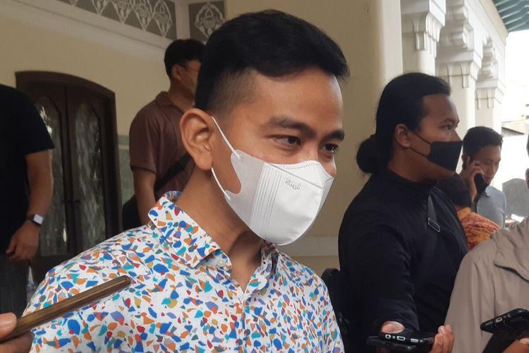 Wali Kota Solo Gibran Rakabuming Raka di Solo, Jawa Tengah, Sabtu (29/10/2022).