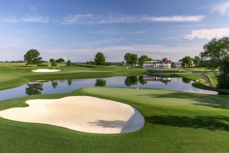Trump National Golf Club Bedminster di New Jersey, Amerika Serikat.