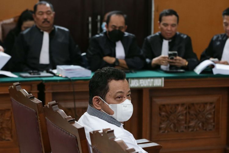 Terdakwa kasus pembunuhan berencana Brigadir J atau Nofriansyah Yosua Hutabarat, Kuat Ma'ruf menjalani persidangan di Pengadilan Negeri Jakarta Selatan, Senin (16/1/2022). Agenda sidang kali ini pembacaan tuntutan oleh Jaksa Penuntut Umum.