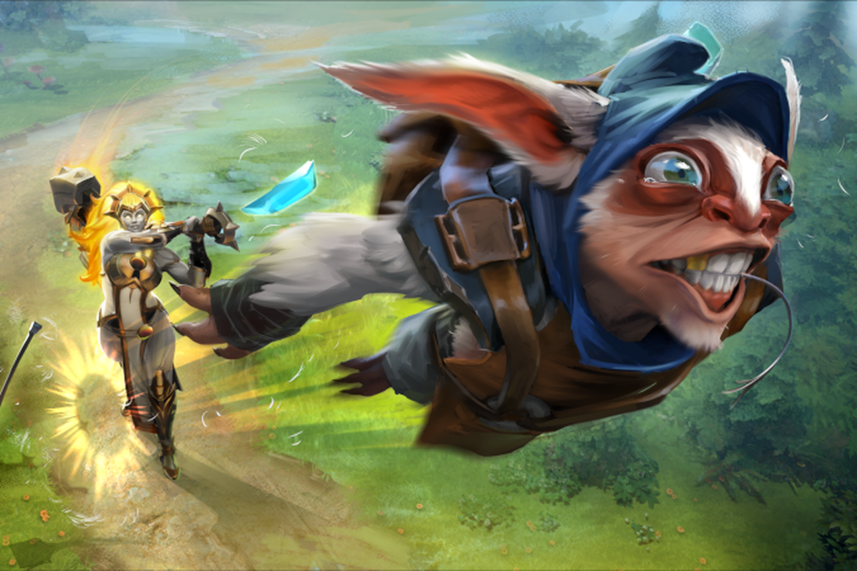 Ilustrasi game Dota 2.