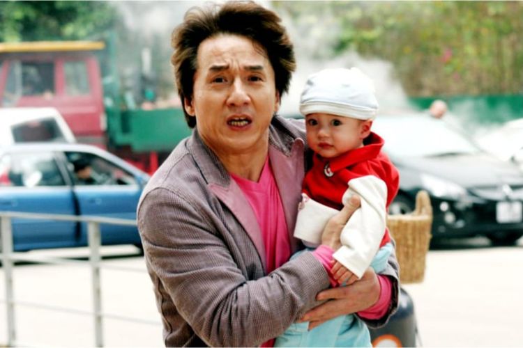 Jacki Chan berperan sebagai Thongs dalam film Rob-B-Hood