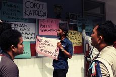 Jurnalis Demo Minta Kapolda Sumut Dicopot