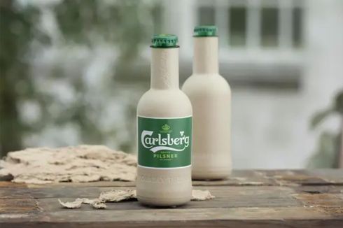 Carlsberg Bikin Botol Kertas untuk Bir