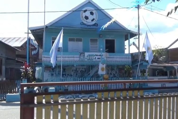 Rumah Argentina Berdiri di Pesisir Polewali Mandar, Kisah Fanatisme Yusuf untuk Tim Tango