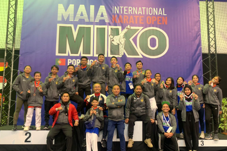 Tim Karate Indonesia yang terdiri dari tujuh belas pelajar dari jenjang SD, SMP, dan SMA berhasil menggapai banyak medali di ajang Maia International Karate Open (MIKO) pada 2-3 Desember 2023 di Maia, Portugal. 