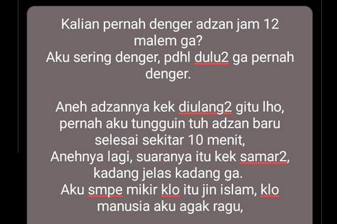 Ramai soal Suara Azan di Tengah Malam Sebelum Subuh, Tanda Apa Itu?