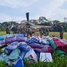 TNI AU Distribusikan Logistik Bantuan Pengungsi Cianjur lewat Helikopter