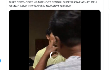 Pria Intip Perempuan Mandi di Indekos Denpasar, Korban Lapor ...