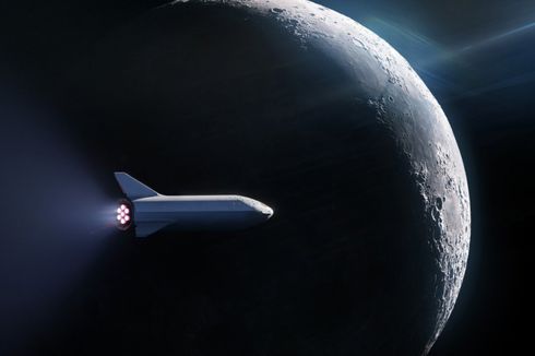 SpaceX Berencana Luncurkan Warga Sipil Pertama Mengelilingi Bulan
