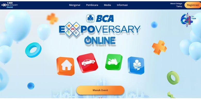 BCA Expoversary Online 2021. (Dok. Kompas.com)