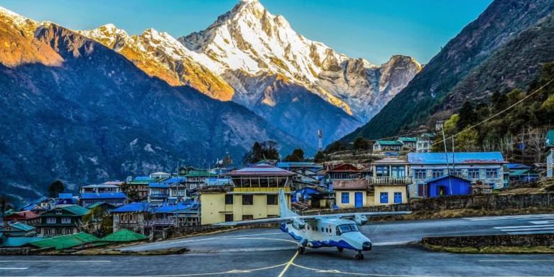 Bandara Lukla di Nepal.