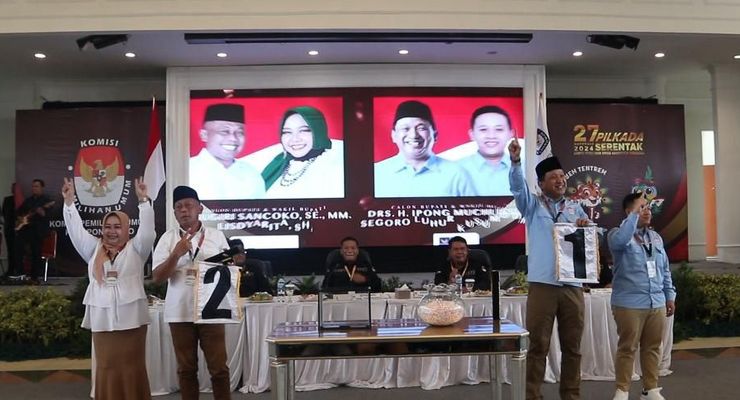 KPU Ponorogo Rilis Laporan Penerimaan Sumbangan Dana Kampanye Paslon Bupati dan Wakil Bupati Pilkada 2024