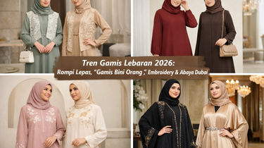 Tren Gamis Lebaran 2026: Rompi Lepas, Gamis Bini Orang, dan Abaya Dubai