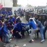 Demonstran Omnibus Law di Kawasan Pemkot Bekasi Berangsur-angsur Bubarkan Diri