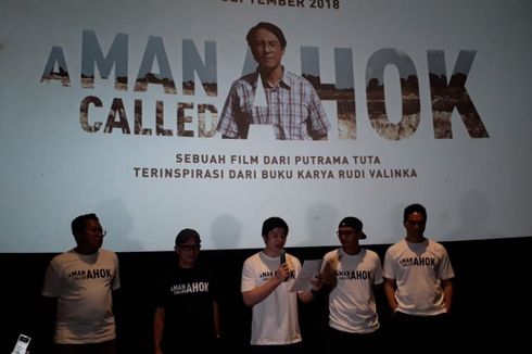 Nicholas Sean Bacakan Surat Ahok di Peluncuran Teaser Film A Man Called Ahok