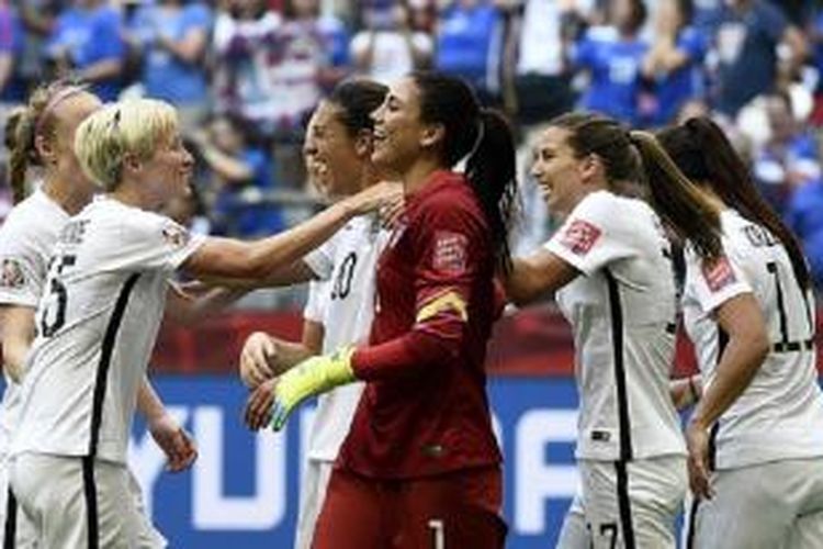 Amerika Serikat memenangi Piala Dunia Wanita 2015 setelah mengalahkan juara bertahan Jepang, Minggu (6/7/2015). 