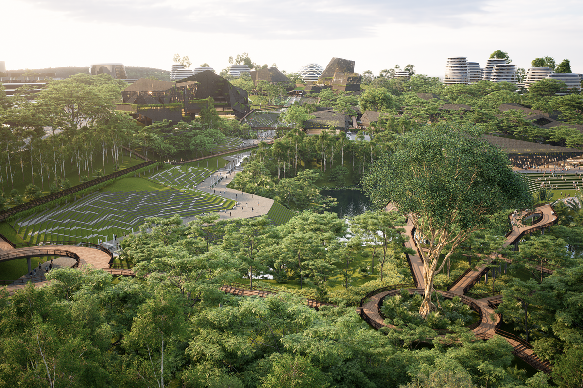 Desain Cerlang Nusantara, pemenang Sayembara Desain Pusat Kebudayaan Nusantara (PKN) di Ibu Kota Nusantara (IKN)