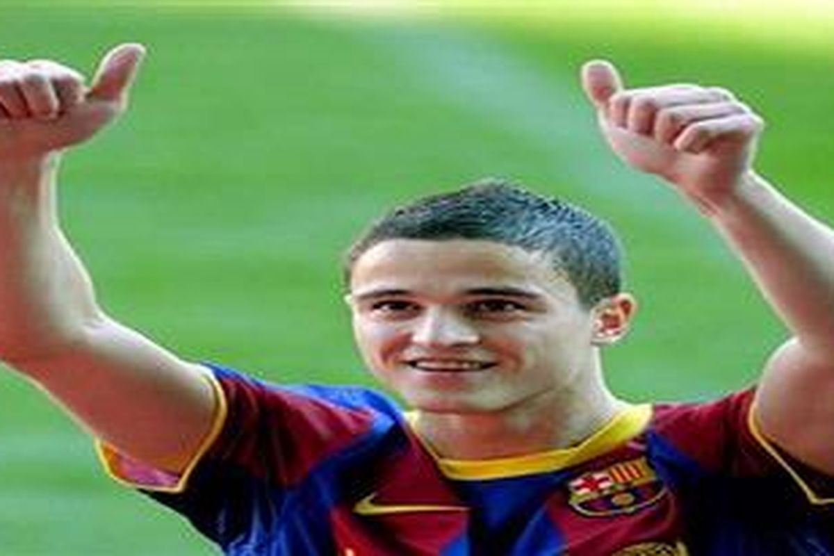 Ibrahim Afellay resmi menjadi pemain Barcelona.