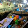Berdiri 30 Tahun, Lantai Beton Pasar Ikan Tanjungpinang Ambruk Ke laut