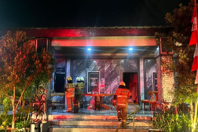 Posko DPP GRIB Jaya di Kedoya Jakbar Terbakar, Penyebabnya Belum Diketahui