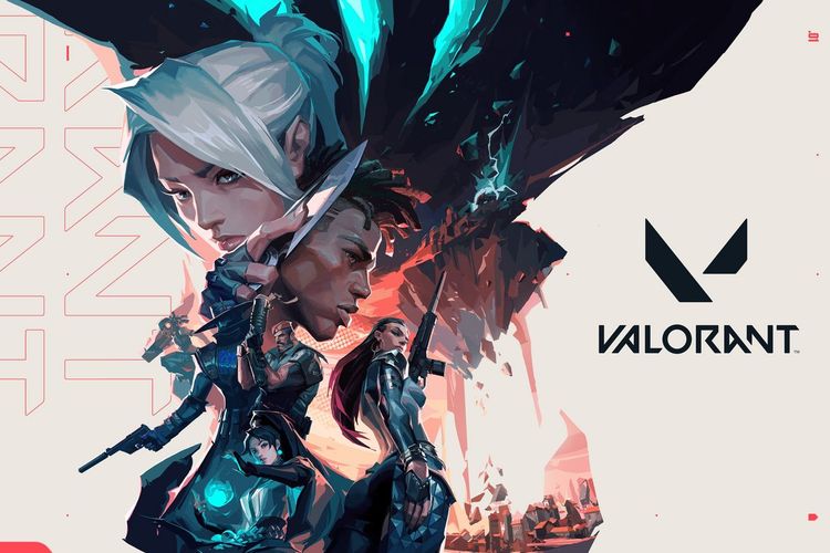 Ilustasi Valorant, gim FPS berbasis karakter 5vs5 yang dirilis Riot Games pada Juni 2020.