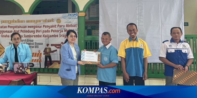 UNS Gelar Edukasi Kesehatan Paru untuk Pekerja Mebel di Sragen
