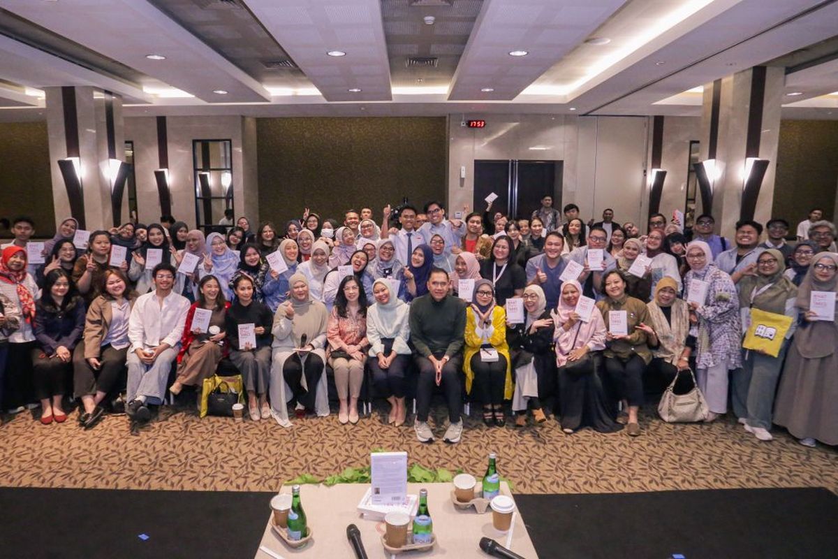 Peserta diskusi publik bertajuk Energy Justice and The Future of Indonesia: Upcoming Chapters We're Writing for Our Children yang diselenggarakan di Jakarta, Senin (27/7/2026). 