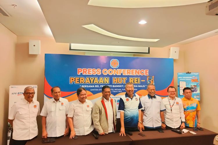 Press Confrence Perayaan HUT REI ke-51 di Medan, Kamis (2/3/2023).