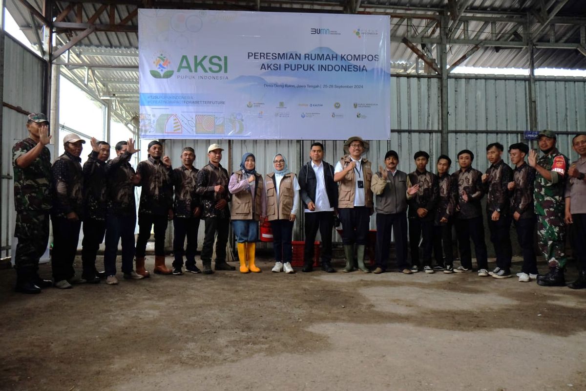 Pupuk Indonesia menggelar perogram CSR melalui Ajang Kolaborasi Seluruh Insan (AKSI) yang dilakukan di Desa Dieng Kulon, Banjarnegara, Jawa Tengah (26/9/2024)