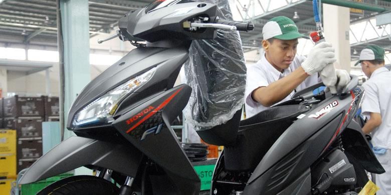 Sosok pilihan warna baru Honda Vario 110 eSP.