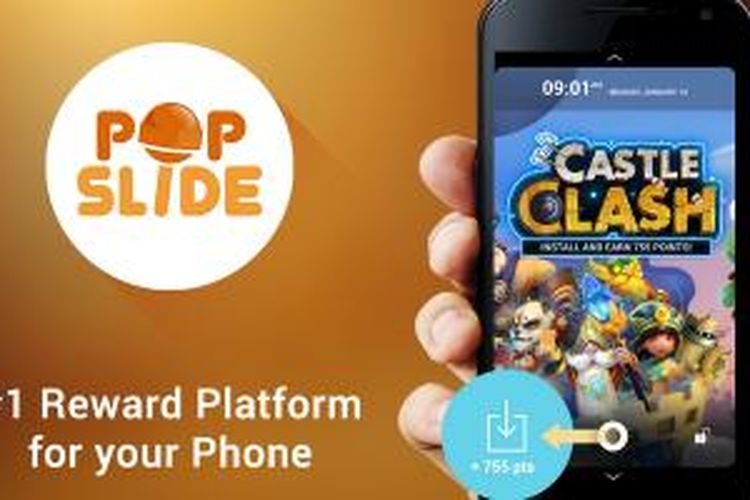 Alikasi PopSlide di toko aplikasi Play Store
