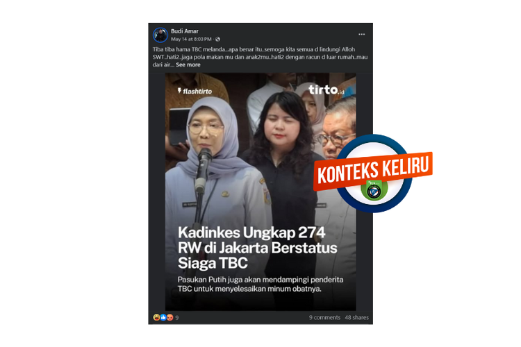 Klarifikasi, Tidak Benar Kasus TBC Merebak Sejak Rencana Uji Klinis Vaksin Diumumkan