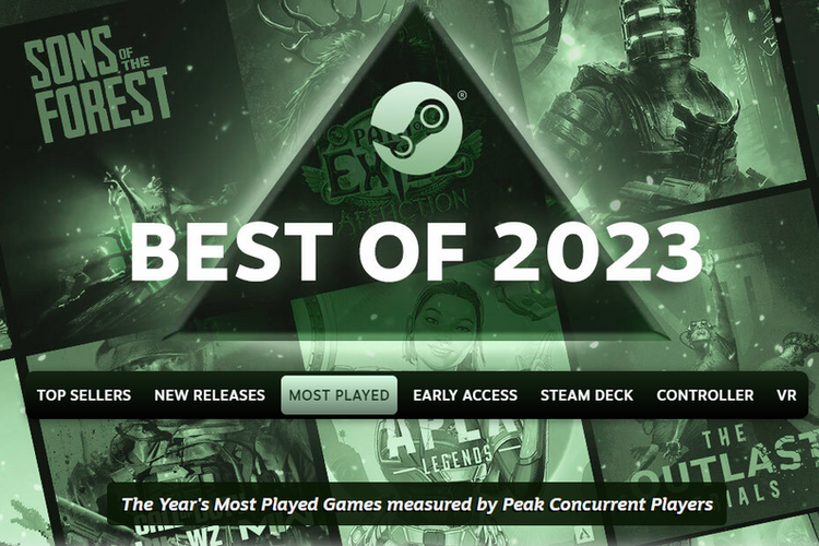 Steam ungkap game PC paling laris dan paling banyak dimainkan sepanjang 2023