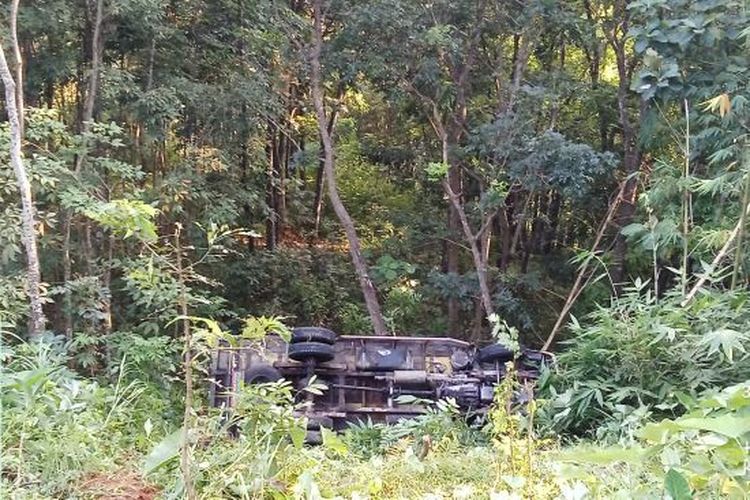 Truk Pengangkut Kuda di Boyolali Kecelakaan Tunggal, Pengemudi Meninggal