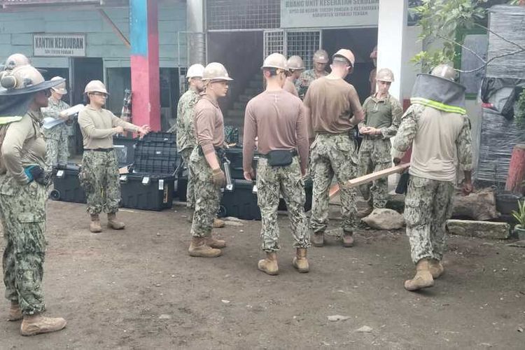 US Navy Bangun Sekolah Terdampak Bencana di Tapanuli Tengah