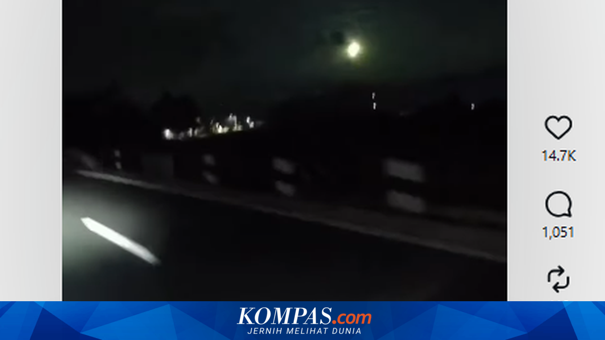 BRIN Ungkap Asal Meteor Berwarna Hijau di Langit Yogyakarta yang Picu Dentuman di Cirebon