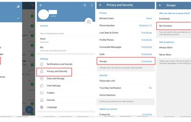 Cara agar Tidak Dimasukkan ke Grup Telegram Tanpa Izin