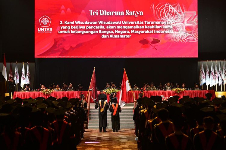 Wisuda Ke-83 Untar, Rektor: Wisudawan Harus Tegakkan Nilai Integritas
