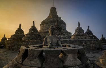 Stupa di Candi Borobudur.