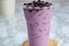 Resep Taro Boba, Pakai Buah Taro Asli