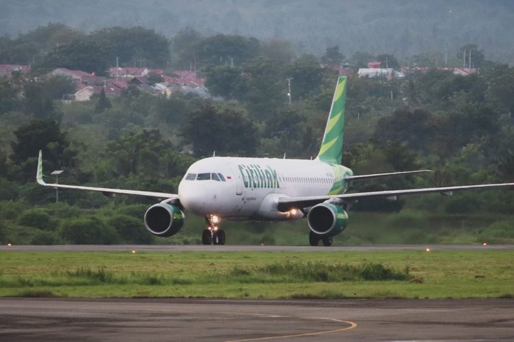 Ilustrasi pesawat - Salah satu pesawat dari maskapai penerbangan Citilink.