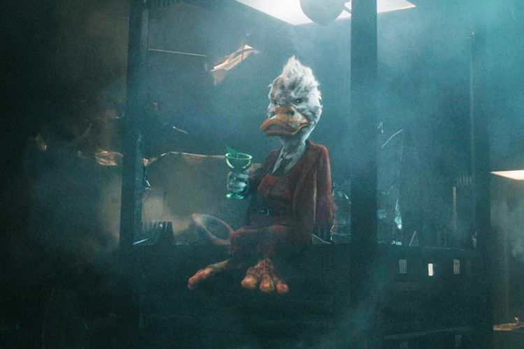 Howard the Duck (Seth Green) dalam Guardian of the Galaxy.