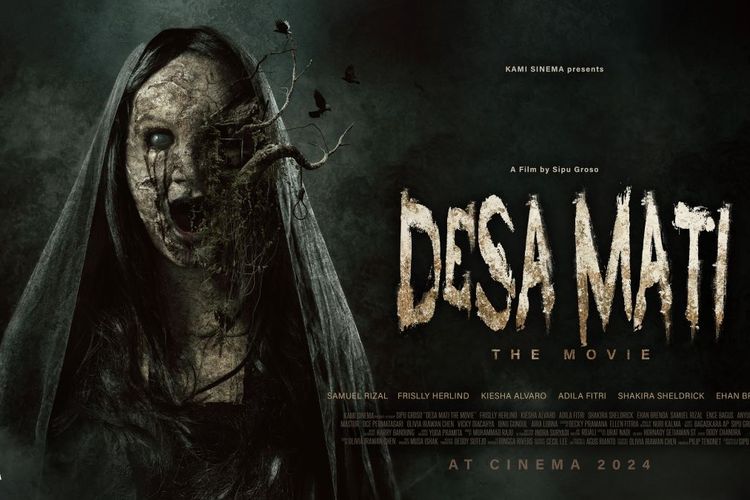 Poster resmi film horor Desa Mati the Movie yang akan tayang di tahun 2024. 