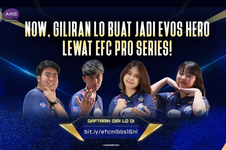 EVOS Esports mengumumkan pergelaran kompetisi EVOS Fams Cup Pro Series pada Selasa (19/4/2022).