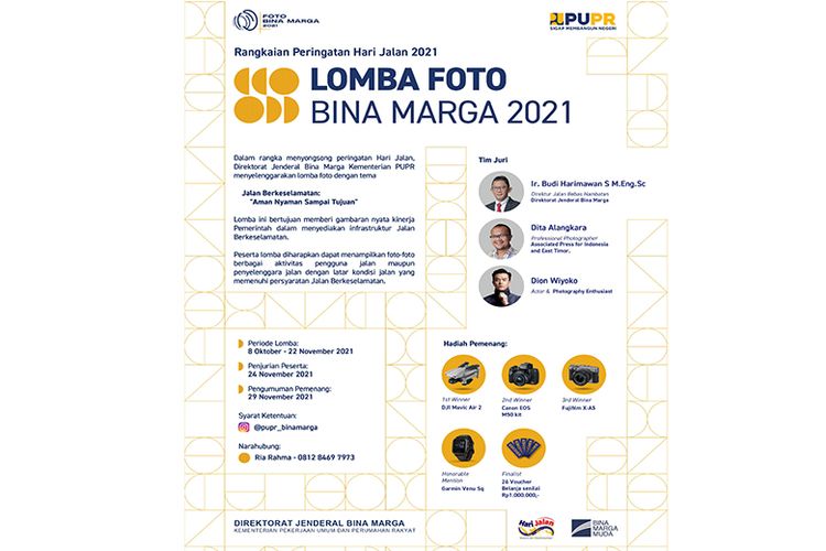 Lomba Foto Bina Marga 2021.
