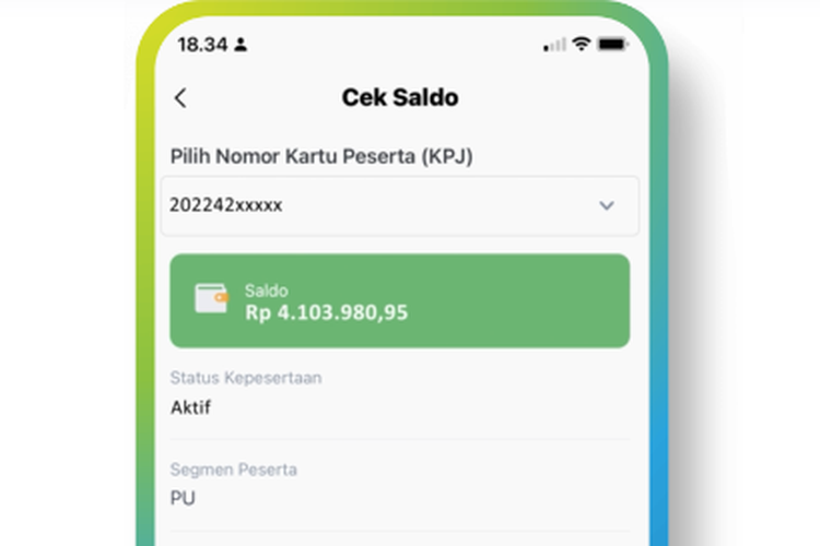ilustrasi cek saldo Jaminan Hari Tua (JHT) BPJS Ketenagakerjaan melalui aplikasi JMO.